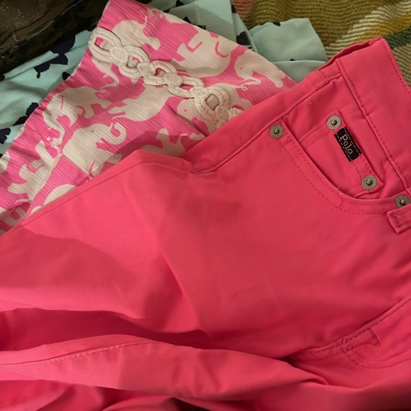 Ralph Lauren pants and Lilly Pulitzer shorts. Both size 7 - Picture 8 of 9